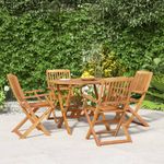 Casa si Gradina - Gradina si terasa - Mobilier exterior - Seturi mobila gradina - Set mobilier de gradina, 5 piese, lemn masiv de acacia - Infinity.ro