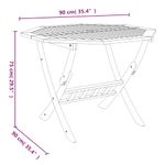 Casa si Gradina - Gradina si terasa - Mobilier exterior - Seturi mobila gradina - Set mobilier de gradina, 5 piese, lemn masiv de acacia - Infinity.ro