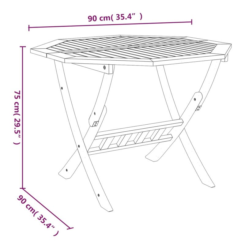 Casa si Gradina - Gradina si terasa - Mobilier exterior - Seturi mobila gradina - Set mobilier de gradina, 5 piese, lemn masiv de acacia - Infinity.ro