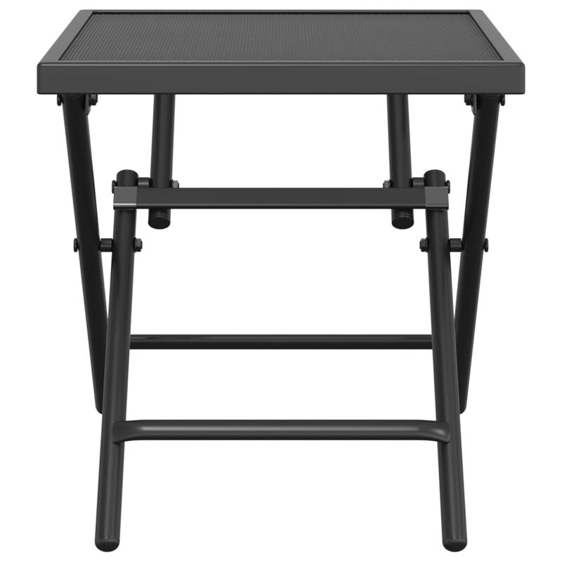 Casa si Gradina - Gradina si terasa - Mobilier exterior - Mese gradina - Masa de gradina pliabila, antracit, 38x38x38 cm, plasa otel - Infinity.ro