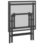 Casa si Gradina - Gradina si terasa - Mobilier exterior - Mese gradina - Masa de gradina pliabila, antracit, 38x38x38 cm, plasa otel - Infinity.ro