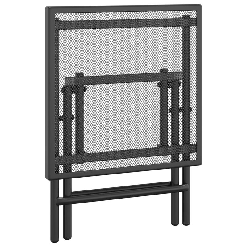 Casa si Gradina - Gradina si terasa - Mobilier exterior - Mese gradina - Masa de gradina pliabila, antracit, 38x38x38 cm, plasa otel - Infinity.ro