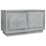 Casa si Gradina - Mobilier - Comode si corpuri - Comode - Dulap TV, gri beton, 80x35x45 cm, lemn prelucrat - Infinity.ro