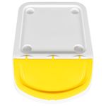 Casa si Gradina - Mobilier - Organizare si depozitare - Cosuri de gunoi - Cosuri de gunoi stivuibile cu capace, 3 buc., alb, 78 L, PP - Infinity.ro