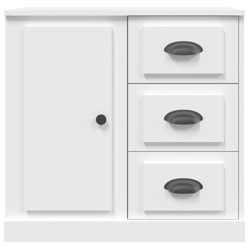 Casa si Gradina - Mobilier - Comode si corpuri - Comode - Servante, 2 piese, alb, lemn prelucrat - Infinity.ro