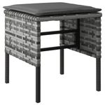 Casa si Gradina - Gradina si terasa - Mobilier exterior - Seturi mobila gradina - Set mobilier de gradina cu perne, 6 piese, gri, poliratan - Infinity.ro