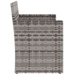 Casa si Gradina - Gradina si terasa - Mobilier exterior - Bancute de gradina - Banca de gradina cu perne, 105 cm, poliratan, model fără pernă de spate - Infinity.ro