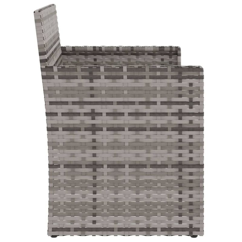 Casa si Gradina - Gradina si terasa - Mobilier exterior - Bancute de gradina - Banca de gradina cu perne, 105 cm, poliratan, model fără pernă de spate - Infinity.ro
