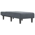 Casa si Gradina - Mobilier - Scaune si fotolii - Fotolii - Sezlong, gri inchis, catifea - Infinity.ro