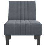 Casa si Gradina - Mobilier - Scaune si fotolii - Fotolii - Sezlong, gri inchis, catifea - Infinity.ro