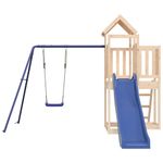 Jucarii, Copii si Bebe - Jucarii si jocuri - Jucarii de exterior - Spatii de joaca si accesorii - Set de joaca pentru exterior, lemn masiv de pin - Infinity.ro