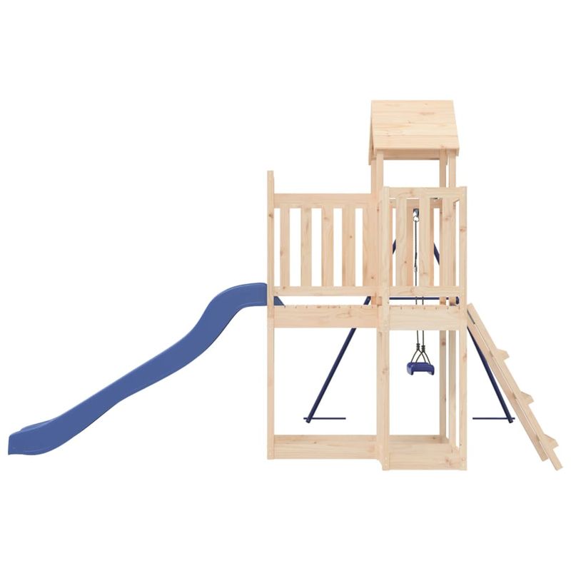Jucarii, Copii si Bebe - Jucarii si jocuri - Jucarii de exterior - Spatii de joaca si accesorii - Set de joaca pentru exterior, lemn masiv de pin - Infinity.ro