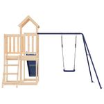 Jucarii, Copii si Bebe - Jucarii si jocuri - Jucarii de exterior - Spatii de joaca si accesorii - Set de joaca pentru exterior, lemn masiv de pin - Infinity.ro