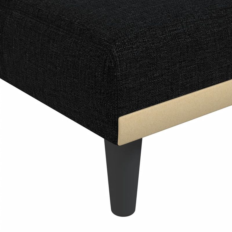 Casa si Gradina - Mobilier - Scaune si fotolii - Scaune - Sezlong, negru, material textil - Infinity.ro
