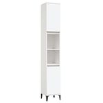 Casa si Gradina - Mobilier - Seturi de mobilier - Seturi baie - Set mobilier de baie, 3 piese, alb, lemn compozit - Infinity.ro