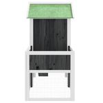 Petshop - Accesorii petshop - Culcusuri si custi - Custi interior si exterior - Cusca pentru iepuri gri 170x63x113 cm lemn masiv de pin - Infinity.ro