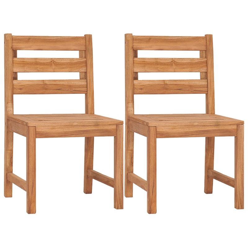 Casa si Gradina - Gradina si terasa - Mobilier exterior - Seturi mobila gradina - Set de masa pentru gradina, lemn masiv de tec, 3 piese, mărime 80x80x77 cm - Infinity.ro