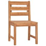 Casa si Gradina - Gradina si terasa - Mobilier exterior - Seturi mobila gradina - Set de masa pentru gradina, lemn masiv de tec, 3 piese, mărime 80x80x77 cm - Infinity.ro