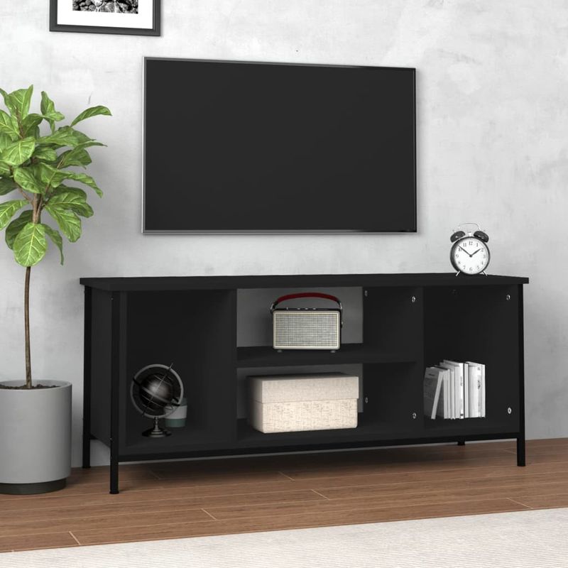 Casa si Gradina - Mobilier - Comode si corpuri - Comode - Comoda TV, negru, 102x35x45 cm, lemn prelucrat - Infinity.ro