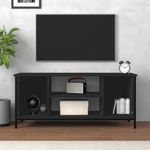 Casa si Gradina - Mobilier - Comode si corpuri - Comode - Comoda TV, negru, 102x35x45 cm, lemn prelucrat - Infinity.ro