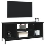 Casa si Gradina - Mobilier - Comode si corpuri - Comode - Comoda TV, negru, 102x35x45 cm, lemn prelucrat - Infinity.ro