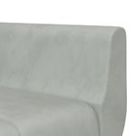 Casa si Gradina - Mobilier - Canapele si coltare - Canapele - Canapea extensibila in forma de L gri 275x140x70 cm catifea - Infinity.ro