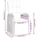 Casa si Gradina - Gradina si terasa - Mobilier exterior - Seturi mobila gradina - Set sezlonguri gradina, 3 piese, negru, poliratan&lemn acacia - Infinity.ro