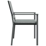 Casa si Gradina - Gradina si terasa - Mobilier exterior - Scaune si sezlonguri gradina - Scaune de gradina cu perne 4 buc. negru 54x62,5x89 cm poliratan - Infinity.ro