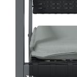 Casa si Gradina - Gradina si terasa - Mobilier exterior - Scaune si sezlonguri gradina - Scaune de gradina cu perne 4 buc. negru 54x62,5x89 cm poliratan - Infinity.ro