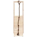 Jucarii, Copii si Bebe - Jucarii si jocuri - Jucarii de exterior - Spatii de joaca si accesorii - Casuta de joaca cu perete de catarat, lemn masiv de pin - Infinity.ro