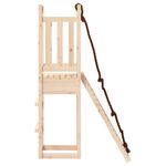Jucarii, Copii si Bebe - Jucarii si jocuri - Jucarii de exterior - Spatii de joaca si accesorii - Casuta de joaca cu perete de catarat, lemn masiv de pin - Infinity.ro