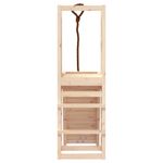Jucarii, Copii si Bebe - Jucarii si jocuri - Jucarii de exterior - Spatii de joaca si accesorii - Casuta de joaca cu perete de catarat, lemn masiv de pin - Infinity.ro
