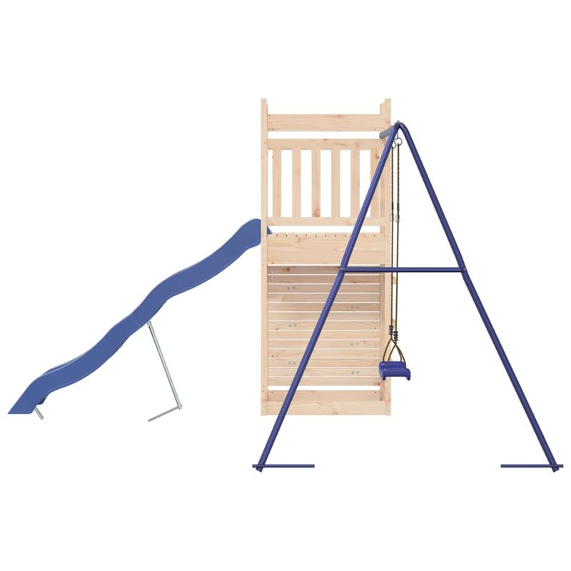 Jucarii, Copii si Bebe - Jucarii si jocuri - Jucarii de exterior - Spatii de joaca si accesorii - Set de joaca pentru exterior, lemn masiv de pin - Infinity.ro