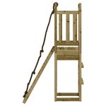 Jucarii, Copii si Bebe - Jucarii si jocuri - Jucarii de exterior - Spatii de joaca si accesorii - Casuta de joaca cu perete de catarat, lemn de pin impregnat - Infinity.ro