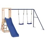 Jucarii, Copii si Bebe - Jucarii si jocuri - Jucarii de exterior - Spatii de joaca si accesorii - Set de joaca pentru exterior, lemn masiv de pin - Infinity.ro