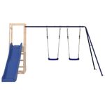 Jucarii, Copii si Bebe - Jucarii si jocuri - Jucarii de exterior - Spatii de joaca si accesorii - Set de joaca pentru exterior, lemn masiv de pin - Infinity.ro