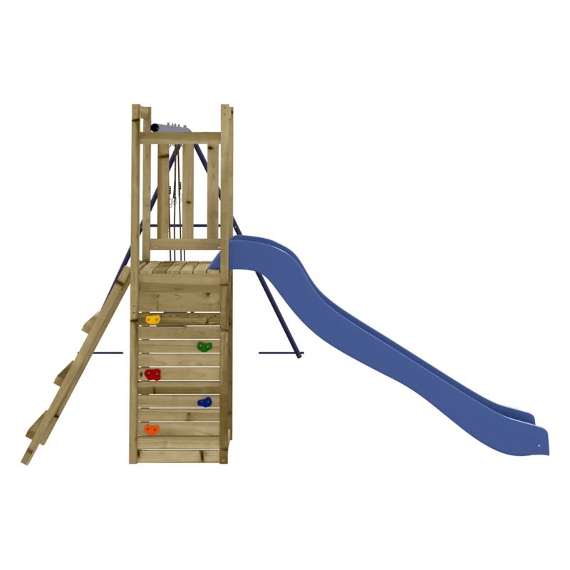 Jucarii, Copii si Bebe - Jucarii si jocuri - Jucarii de exterior - Spatii de joaca si accesorii - Set de joaca pentru exterior, lemn de pin impregnat - Infinity.ro