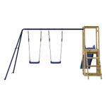 Jucarii, Copii si Bebe - Jucarii si jocuri - Jucarii de exterior - Spatii de joaca si accesorii - Set de joaca pentru exterior, lemn de pin impregnat - Infinity.ro