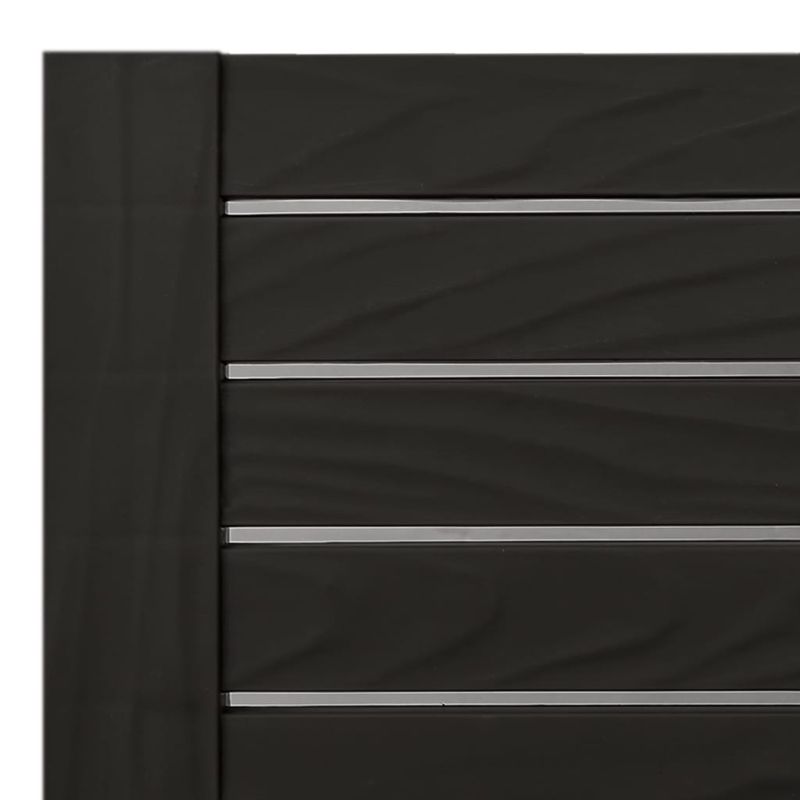 Casa si Gradina - Gradina si terasa - Mobilier exterior - Scaune si sezlonguri gradina - Sezlong, negru, 155x58x83 cm, polipropilena - Infinity.ro