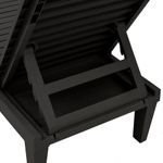 Casa si Gradina - Gradina si terasa - Mobilier exterior - Scaune si sezlonguri gradina - Sezlong, negru, 155x58x83 cm, polipropilena - Infinity.ro
