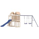 Jucarii, Copii si Bebe - Jucarii si jocuri - Jucarii de exterior - Spatii de joaca si accesorii - Set de joaca pentru exterior, lemn masiv de pin - Infinity.ro