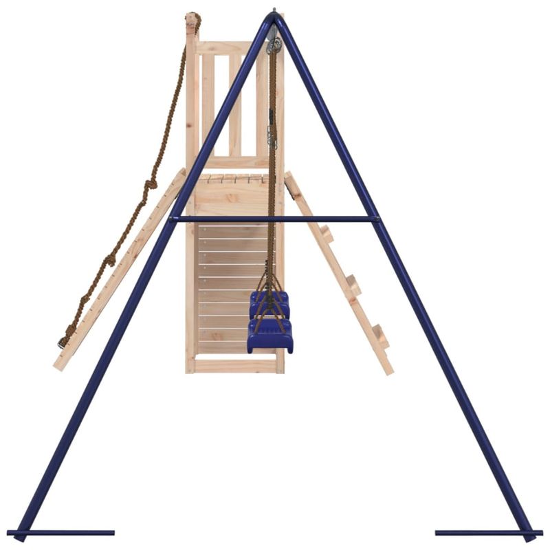 Jucarii, Copii si Bebe - Jucarii si jocuri - Jucarii de exterior - Spatii de joaca si accesorii - Set de joaca pentru exterior, lemn masiv de pin - Infinity.ro