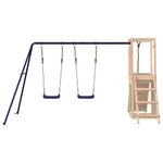 Jucarii, Copii si Bebe - Jucarii si jocuri - Jucarii de exterior - Spatii de joaca si accesorii - Set de joaca pentru exterior, lemn masiv de pin - Infinity.ro