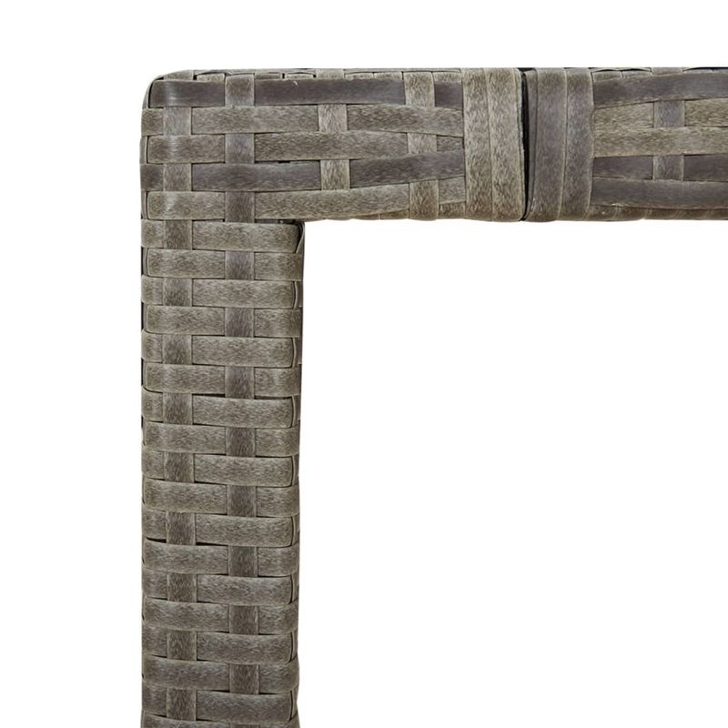 Casa si Gradina - Gradina si terasa - Mobilier exterior - Scaune si sezlonguri gradina - Set mobilier de gradina cu perne, 3 piese, gri, poliratan - Infinity.ro