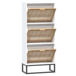 Casa si Gradina - Mobilier - Organizare si depozitare - Organizator incaltaminte - Pantofar, alb, 52x25x120 cm, lemn prelucrat - Infinity.ro