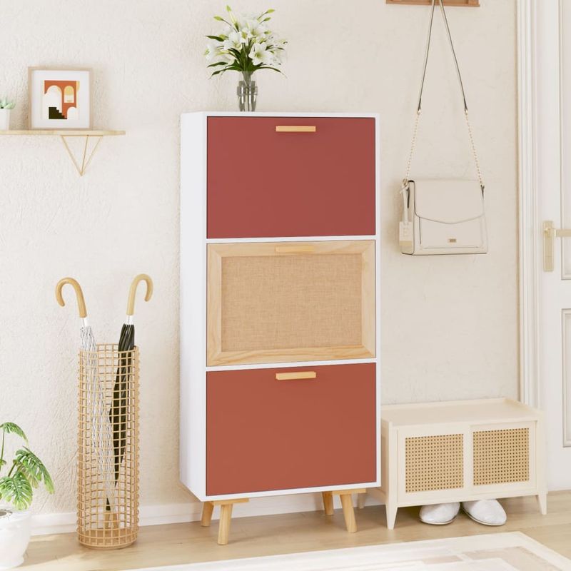 Casa si Gradina - Mobilier - Organizare si depozitare - Organizator incaltaminte - Pantofar, alb, 52x25x120 cm, lemn prelucrat - Infinity.ro