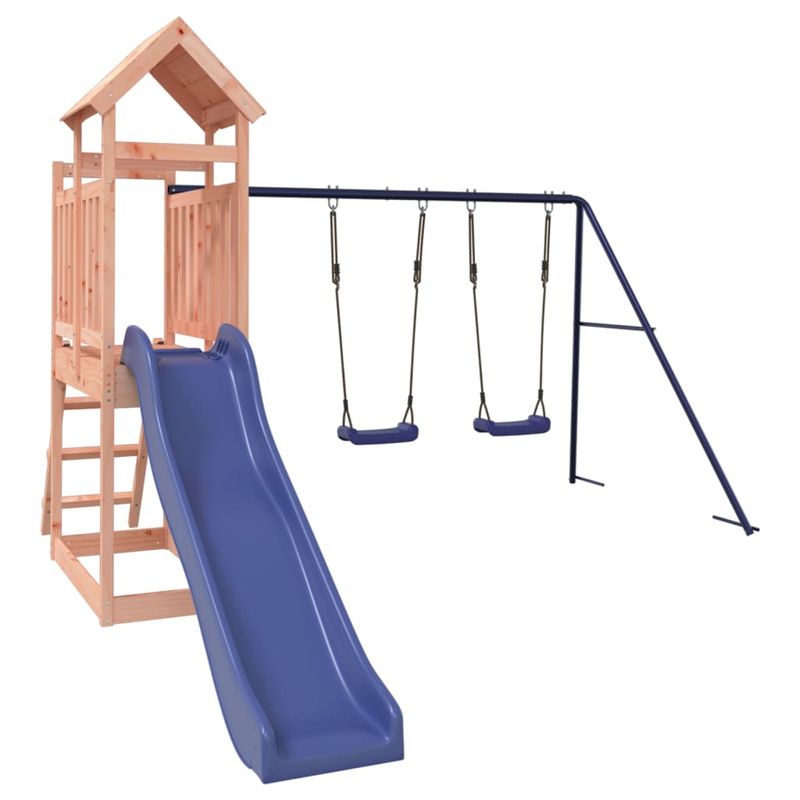 Jucarii, Copii si Bebe - Jucarii si jocuri - Jucarii de exterior - Spatii de joaca si accesorii - Set de joaca pentru exterior, lemn masiv de douglas - Infinity.ro