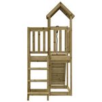 Jucarii, Copii si Bebe - Jucarii si jocuri - Jucarii de exterior - Spatii de joaca si accesorii - Casuta de joaca cu perete de catarat, lemn de pin impregnat - Infinity.ro