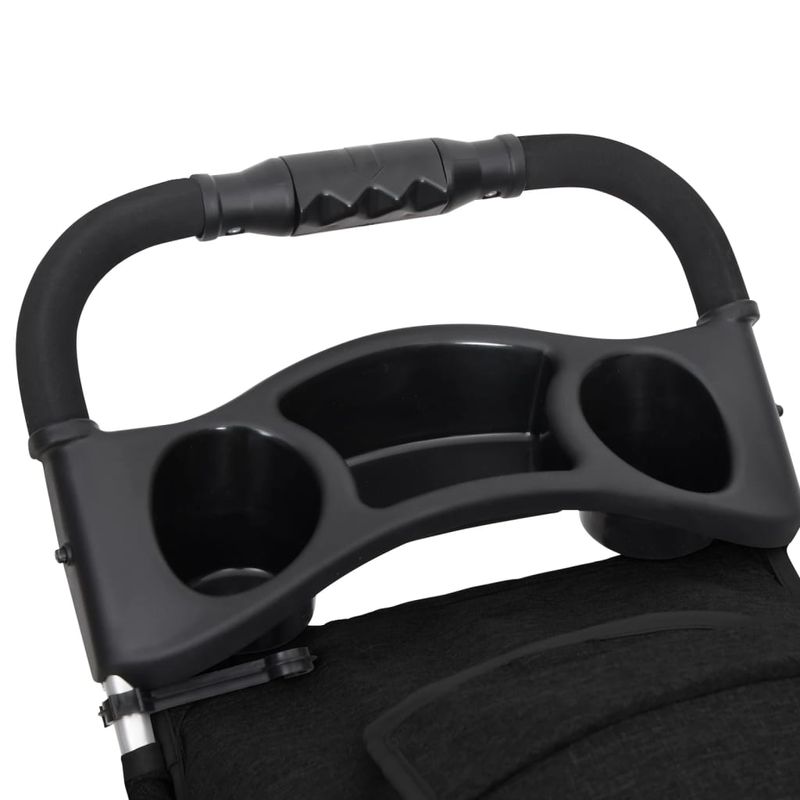 Petshop - Accesorii petshop - Culcusuri si custi - Genti si articole transport - Carucior pliabil pentru caini negru 80x46x98 cm tesatura Oxford - Infinity.ro