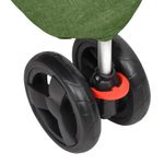 Petshop - Accesorii petshop - Culcusuri si custi - Genti si articole transport - Carucior pliabil pentru caini verde 80x46x98 cm tesatura Oxford - Infinity.ro